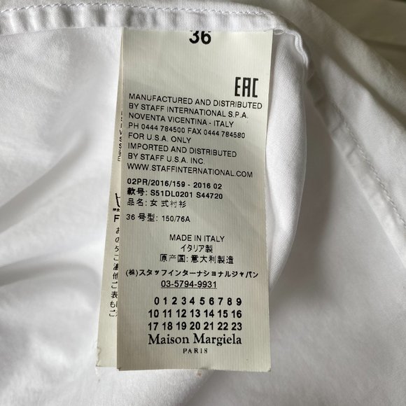 *SOLD* Maison Martin Margiela cotton shirt - Picture 6 of 9
